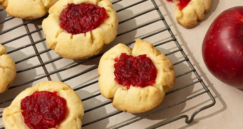 Cranberry + Cosmic Crisp® Apple Thumbprint Cookies 2