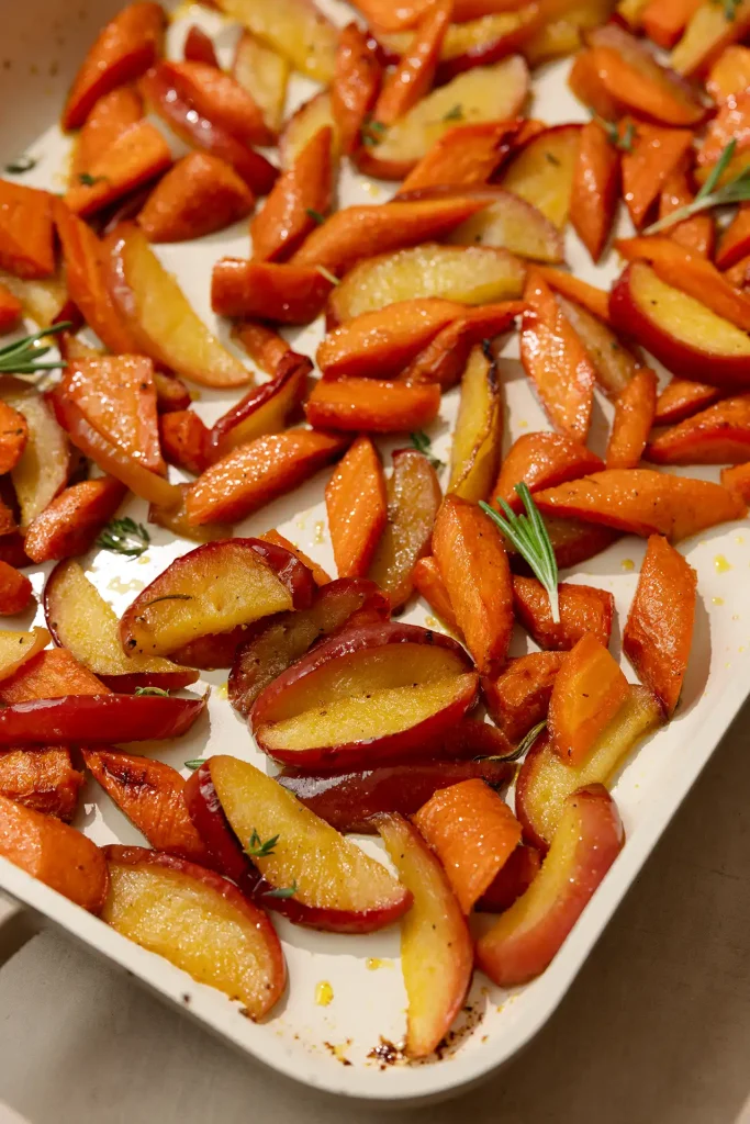 Maple Butter Roasted Carrots and Cosmic Crisp® Apples
